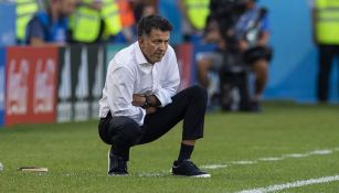 Juan Carlos Osorio en un partido con el Tri