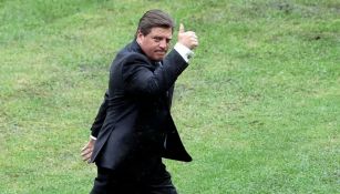 Miguel Herrera, durante el partido entre América y Veracruz