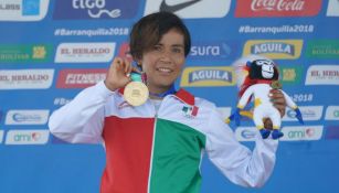 Madaí Pérez posa con su medalla de oro en Barranquilla 2018