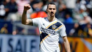 Zlatan Ibrahimovic festeja triunfo con el Galaxy