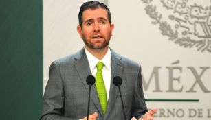 Alfredo Castillo, durante una conferencia de prensa