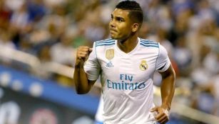 Casemiro, con la camiseta del Real Madrid 