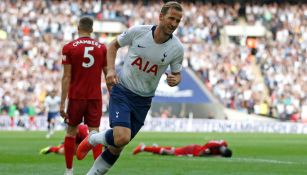 Harry Kane, celebra su gol ante el Fulham