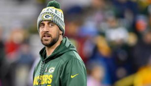 Aaron Rodgers, durante un partido con los Packers