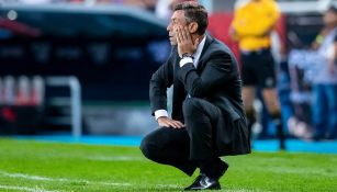 Caixinha observa un duelo de Cruz Azul 