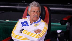 Tuca Ferretti, en un encuentro al frente de Tigres