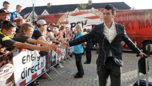 Chucky Lozano, a su llegada al Philips Stadion