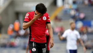 Mauro Lainez lamenta error en un duelo con Lobos BUAP