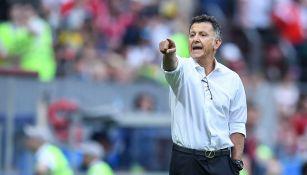 Osorio en un partido de la Selección Mexicana en Rusia