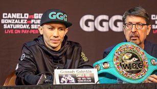 Golovkin en conferencia de prensa previo al duelo vs Canelo