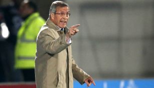 Tabárez da instrucciones a Uruguay en la Copa América de 2015