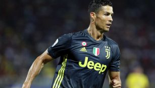 Cristiano Ronaldo, en partido con la Juventus 