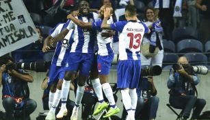 Moussa Marega celebra anotación del Porto