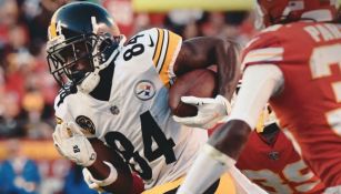 Antonio Brown durante un juego entre Steelers y Chiefs