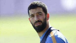 Arda Turan el entrenamiento con Barcelona 