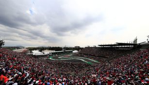 Vista general del Foro Sol en el Gran Premio de México