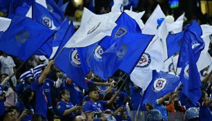 Afición de Cruz Azul durante un partido