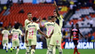 América celebra una anotación ante Tijuana