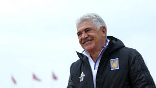 Ricardo Ferretti feliz por triunfo con Tigres