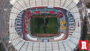 Así luce la cancha del Estadio Azteca después del concierto de Telehit