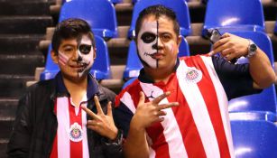 Afición de Chivas en el Estadio Cuauhtémoc