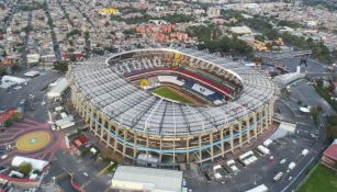 Vista aérea del Estadio Azteca