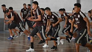 Selección Mexicana, durante entrenamiento 