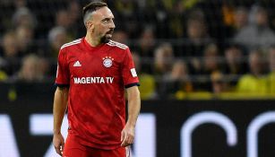 Ribery en el encuentro contra el Borussia Dortmund