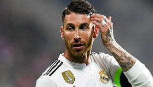 Ramos en partido con el Real Madrid 