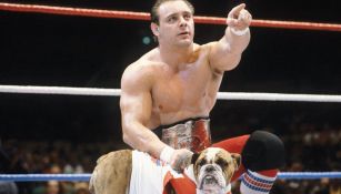 Dynamite Kid cuando formaba parte de los British Bulldogs