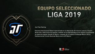 Just Toys Gaming había sido elegido para formar parte de la liga en 2019