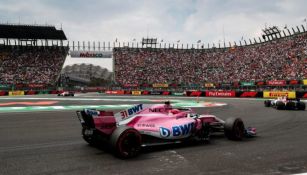 Checo Pérez, en el GP de México 2018