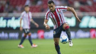 Edwin Hernández durante un partido con las Chivas