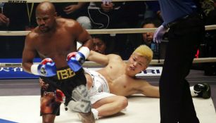 Mayweather tumba a Tenshin Nasukawa