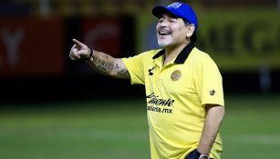 Maradona en práctica con Dorados
