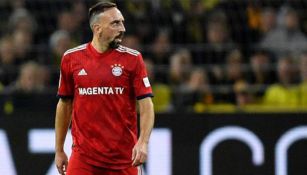 Ribéry en partido con el Bayern Munich 