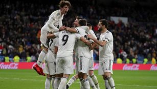 Real Madrid celebra su anotación frente al Leganés