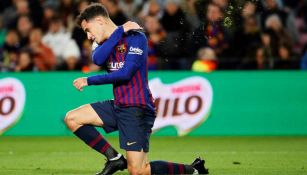 Philippe Coutinho durante un partido del Barcelona