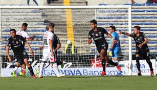 Necaxa celebra una anotación frente a Lobos BUAP