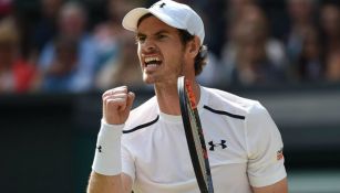 Andy Murray en acción durante un torneo