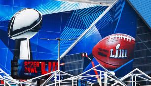 El Mercedes-Benz Stadium previo al Super Bowl