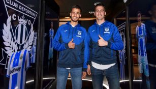 Reyes durante su presentación con el Leganés 