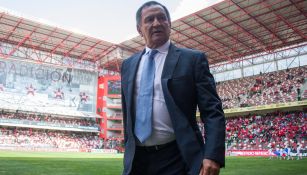 Enrique Meza previo a un duelo en el Clausura 2019 