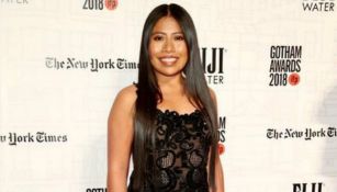 Yalitza Aparicio durante una premiación