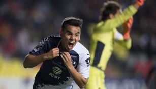 Carlos Rodríguez festeja gol del triunfo de Rayados