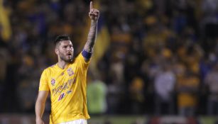 Gignac celebra anotación contra Necaxa