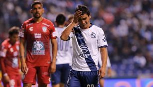 Matías Alustiza se lamenta en partido contra Pachuca