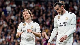 Modric y Bale lamentándose en el Clásico de España 