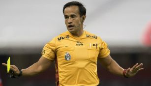 Jorge Isaac Rojas durante un duelo de Liga MX