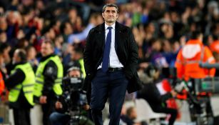 Valverde, durante un partido del Barcelona 